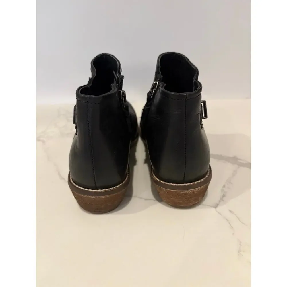 Softwalk Rimini Perf Womens Black Ankle &‎ Booties Boots Size 8 M New !